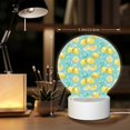 thumbnail image 6 of Salouo Yellow Lemon for Round Acrylic Night Light - Acrylic Sheets with LED Light Lamp Base - Decorative Night Lamp for Restaurant Bar Cafe Shop Room Decoration, 6 of 9