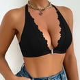 thumbnail image 3 of Product Classification Tube TopsProduct Title Lace Bralette Front Closure Wireless Backless Knit for Everyday Casual Wear, 3 of 7