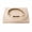 Beige, variant on REMANLAND Women's Patent Evening Clutch Purse with Sculptural Oval Handle, Burgundy