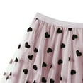 thumbnail image 5 of OAVQHLG3B Fashion Womens Tulle Tutu Skirts Long Vintage Love Heart Printed High Waist Mesh Pleated A-Line Flowy Swing Skirt, 5 of 6