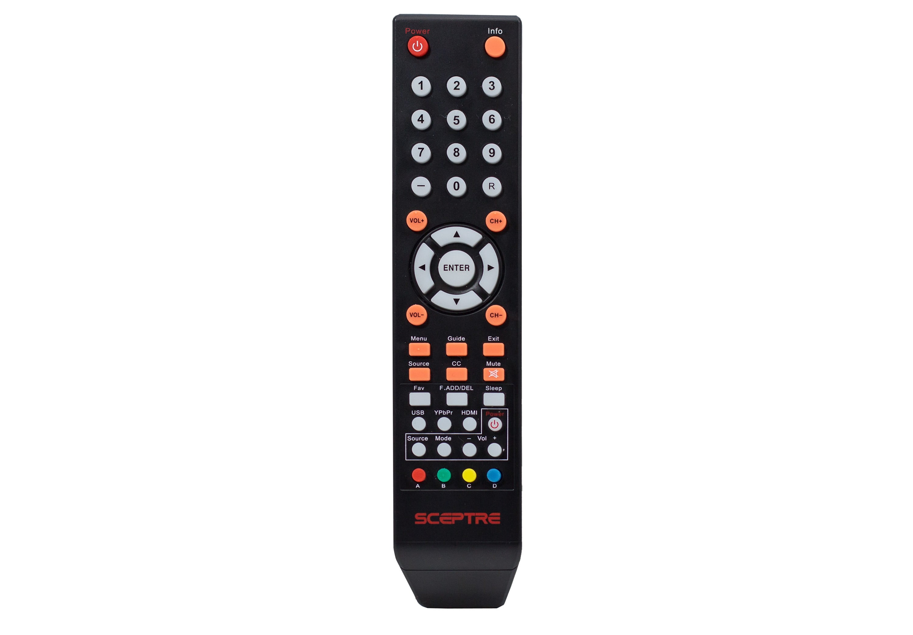 Sceptre 8142026670003C Original TV Remote Control