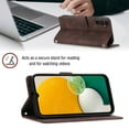 thumbnail image 4 of Compatible with Samsung Galaxy A04S Classic Embossed PU Leather Case with Card Holder Shockproof Cover, 4 of 5
