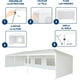 thumbnail image 5 of Toldo con Carpa 3x9 Metros Bluelander, Paredes con Ventanas Laterales e Impermeable, 5 of 5
