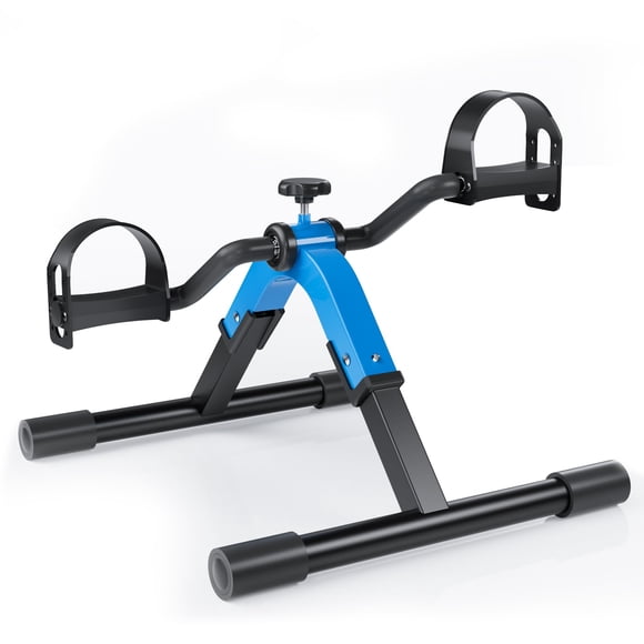 Pedalera ejercitadora plegable RYGEO mini bicicleta para brazos y piernas