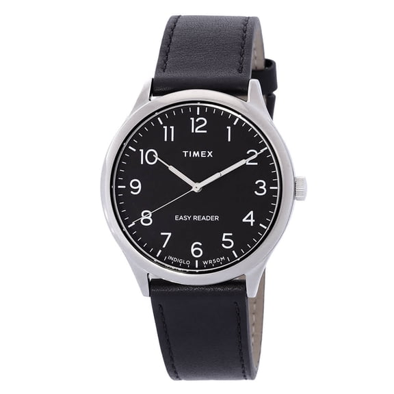 Timex Easy Reader Main Line Quartz Black Dial Men's Watch TW2U22300