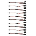 thumbnail image 3 of Cable de extensión servo, Cable de extensión servo de 10 piezas Tablero de control Piezas de control remoto Cable de extensión de clavija Estándares líderes en la industria, 3 of 14