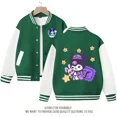 thumbnail image 1 of Sanrios Cinnamoroll Kuromi Pochacco-Chaqueta de uniforme de béisbol estampada para niños, abrigo de manga larga Kawaii, regalo para niños, 1 of 5