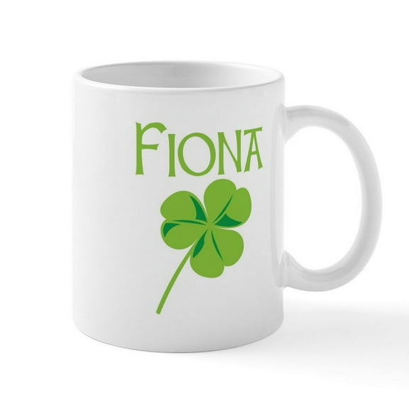 CafePress - Fiona Shamrock Mug - 11 oz Ceramic Mug - Novelty Coffee Tea Cup
