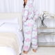 thumbnail image 4 of Pijama acolchado con cremallera y capucha informal a la moda para mujer, mono con estampado de estrellas, ropa de casa Fridja nalpqowj17867, 4 of 6