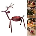 thumbnail image 2 of Metal Reindeer Tea Light Candle Holders, Christmas Home Decoration, 2 of 8