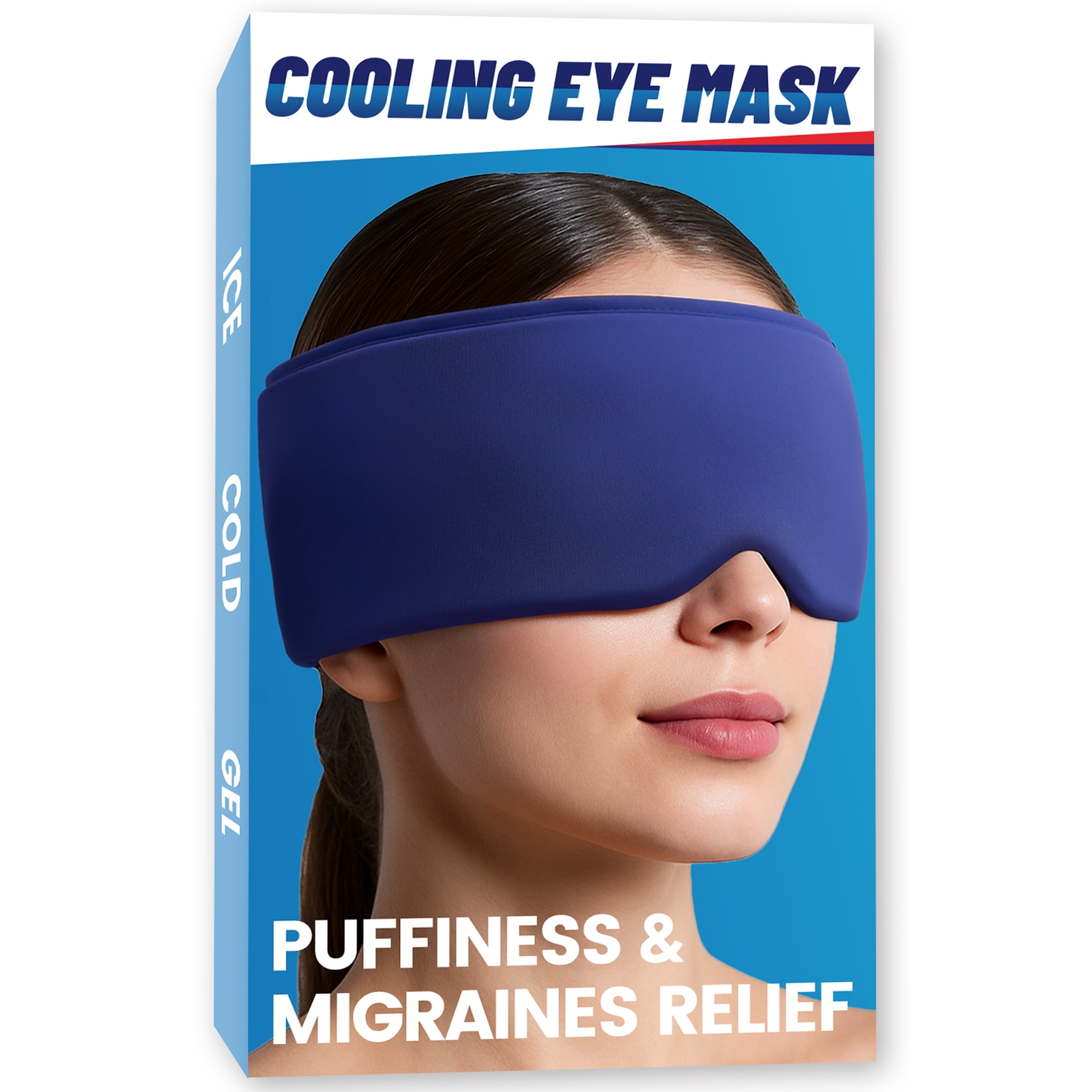 FACEMOON Weighted Gel Eye Mask Cooling Comfort for Puffy Eyes Dark Circles Sleep Essential Relief