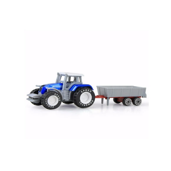 TopLLC Educational Toys Toddler Toys Farm Trailer Toys,4 Tractor Heads Farm Toy Tractor Transportation, 4 Tractor Equipment Vehicles, Replacement Of Children Boys And Girls 3+ Birthday Christmas Gifts