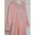 thumbnail image 2 of robe Brodée pour Femmes avec Tempérament Élégant (Rose,m), 2 of 5