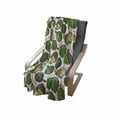 thumbnail image 4 of Artichoke Soft Flannel Fleece Throw Blanket, Hand Drawn Super Food with Vibrant Colors Cooking Inspired Art, Cozy Plush for Indoor and Outdoor Use, 70" x 90", Hunter Green Fern Green, by Ambesonne, 4 of 6