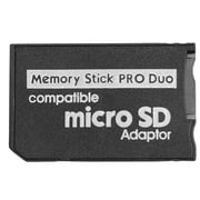 SANOXY Compatible Micro SD Adapter Memory Stick Pro Duo Single Slot Black