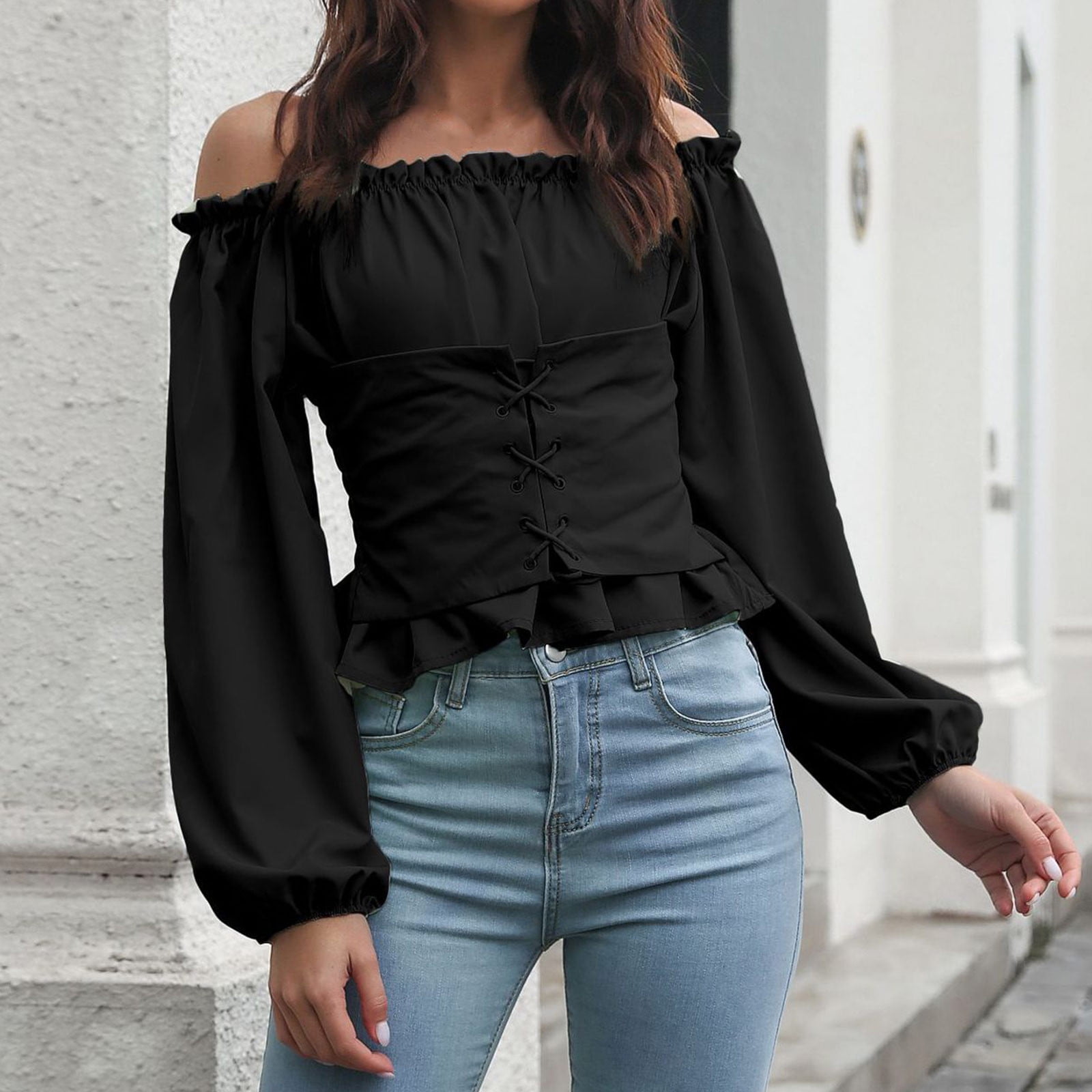 going out peplum tops