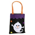 thumbnail image 2 of 1 PCS Halloween Non-Woven Bags with Handle，Large Size Reusable Halloween Trick or Treat Tote Bags Candy Bag Grocery Shopping Bags for Halloween Party Favors Supplies，8.5"×10.4", 2 of 5