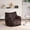 Brown, variant on Noble House Solley 39" Fluffy Corduroy Bean Bag Chair, Memory Sponge Floor Lounger Accent Seat for Living Room, Black