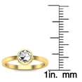 thumbnail image 5 of SuperJeweler 1/2 Carat Rose Cut Diamond Solitaire Ring In 14 Karat Yellow Gold For Women, 5 of 6