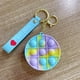thumbnail image 2 of Push Bubble Round Coin Purse Silicona Descompresión Juguete Llavero De Dibujos Animados Bolsa De Almacenamiento Para Adultos Y Niños Methold AP007468-08, 2 of 6