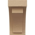 thumbnail image 2 of 5"W x 5"D x 10"H Wide Rivera Rough Cedar Woodgrain TimberThane Corbel, Primed Tan, 2 of 6