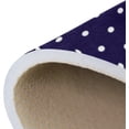 thumbnail image 6 of Coolnut Dark Blue Polka Dot Area Rug Carpet 31 x 20 inch for Living Room Bedroom Decor for Kids Lightweight Carpet Mat, 6 of 6