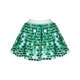 thumbnail image 2 of Falda para Niñas Verde con Lentejuelas Sirena Brillante Mini Tutú Fiesta de Danza Del Vientre 6 Años, 2 of 5