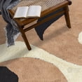thumbnail image 2 of Teppich Homes Soft Handmade Geometric Wool Area Rug 11x13 - Beige Living Room And Bedroom Carpet, 2 of 5