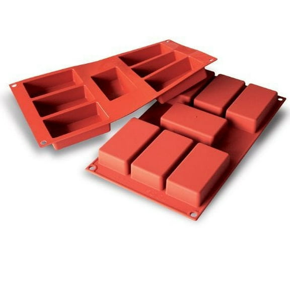 Silicone Mold: Rectangle 3.3 Oz, 1.89" x 3.42" x 0.94" High