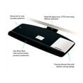 thumbnail image 1 of 3M Adjustable Keyboard Tray AKT91LE - Keyboard/mouse arm mount tray - black, 1 of 5