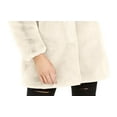 thumbnail image 3 of Apparis Womens Eloise Notch Collar Dress Faux Fur Coat Ivory XXL, 3 of 3