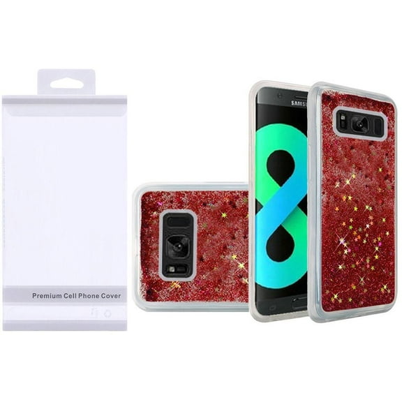GSA Liquid Glitter Candy Case For Samsung Galaxy S8 Plus - Rose Pink