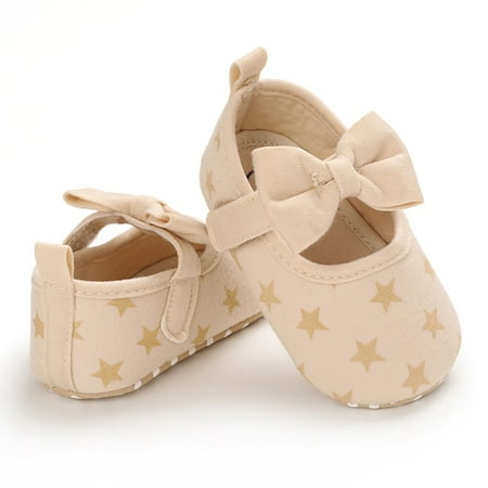 

Baby Girl Little Star Print Anti-slip Toddler Shoes