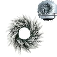 thumbnail image 2 of Christmas Wreath,15.7 Inch Winter Wreaths for Front Door,Fake Full Snowy Pine Wreath,Artificial Decorative Wreath for Entrances Porch Wall Window Home Farmhouse Winter Xmas Decoration, 2 of 9