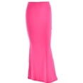 thumbnail image 3 of Skirts for Women Skirt Half Length Product Sleek & Pure Color Bodycon Midi Skirt For Women Versatile High Waist Pencil Skirt Hot Pink S, 3 of 3