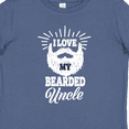 thumbnail image 4 of Inktastic I Love My Bearded Uncle Boys or Girls Baby T-Shirt, 4 of 5