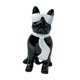 thumbnail image 4 of Estatua de perro con gafas Figura de animal Colecciones de artesanía fina Negro, 4 of 9