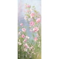 thumbnail image 2 of Art Licensing Studio 8x14 White Modern Wood Framed Museum Art Print Titled - Morning Mist Roses, 2 of 4