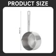 thumbnail image 3 of Stainless Steel Measuring Cups Set with Scales - Metal Measuring Spoons for Baking, Cooking & Coffee - Dual Pour Spout Kitchen Tools with Storage Ring Clearance, 3 of 9