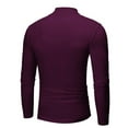 thumbnail image 3 of Mgmyaa Men's Stretch Mock Neck Long Sleeve T-Shirt Thermal Base Layer Slim Fit Pullover Undershirt Casual Wear, 3 of 3