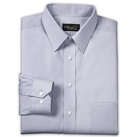 Men's Big & Tall Gold Series Wrinkle-Free Cool & Dry Solid Dress Shirt