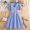 Blue, variant on RTKFRFLM Girls Summer Short Sleeve Shirt Dress with Lapel Collar Kids Simple Solid Color Pleated A-Line Gown Toddler Elegant Preppy Style School Uniform Dress Soft Breathable Cotton Outfits