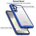 thumbnail image 4 of For Samsung Galaxy S24 Plus Phone Case, Ebizware Shockproof Clear Back Case [Military Grade Drop Tested] Heavy Duty Rugged Protective Cover for Galaxy S24 Plus - Blue, 4 of 8