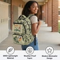 thumbnail image 5 of Jeiento Camo Fish Kids School Backpack for Boys 8-12 Just A Boy Who Loves Bass 17 Inch Backpack Large Capacity Water-Resistant Polyester Bag for Elementary School, Travel, Hiking, 5 of 7