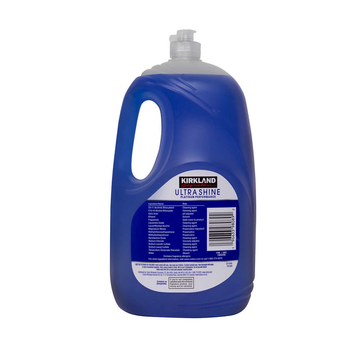 Kirkland Signature Ultra Shine Liquid Dish Soap, Fresh (90 Fluid Ounce)