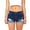 Navy, variant on Wirziis Women Jean Shorts for Summer Casual Ripped Denim Shorts Mid Rise Stretch Folded Hem Short Jeans with Pocket