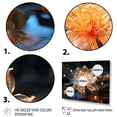 thumbnail image 3 of Designart "Peach Crystal Flowers Glistening Petals" Floral Art Living Room Set, 3 of 5