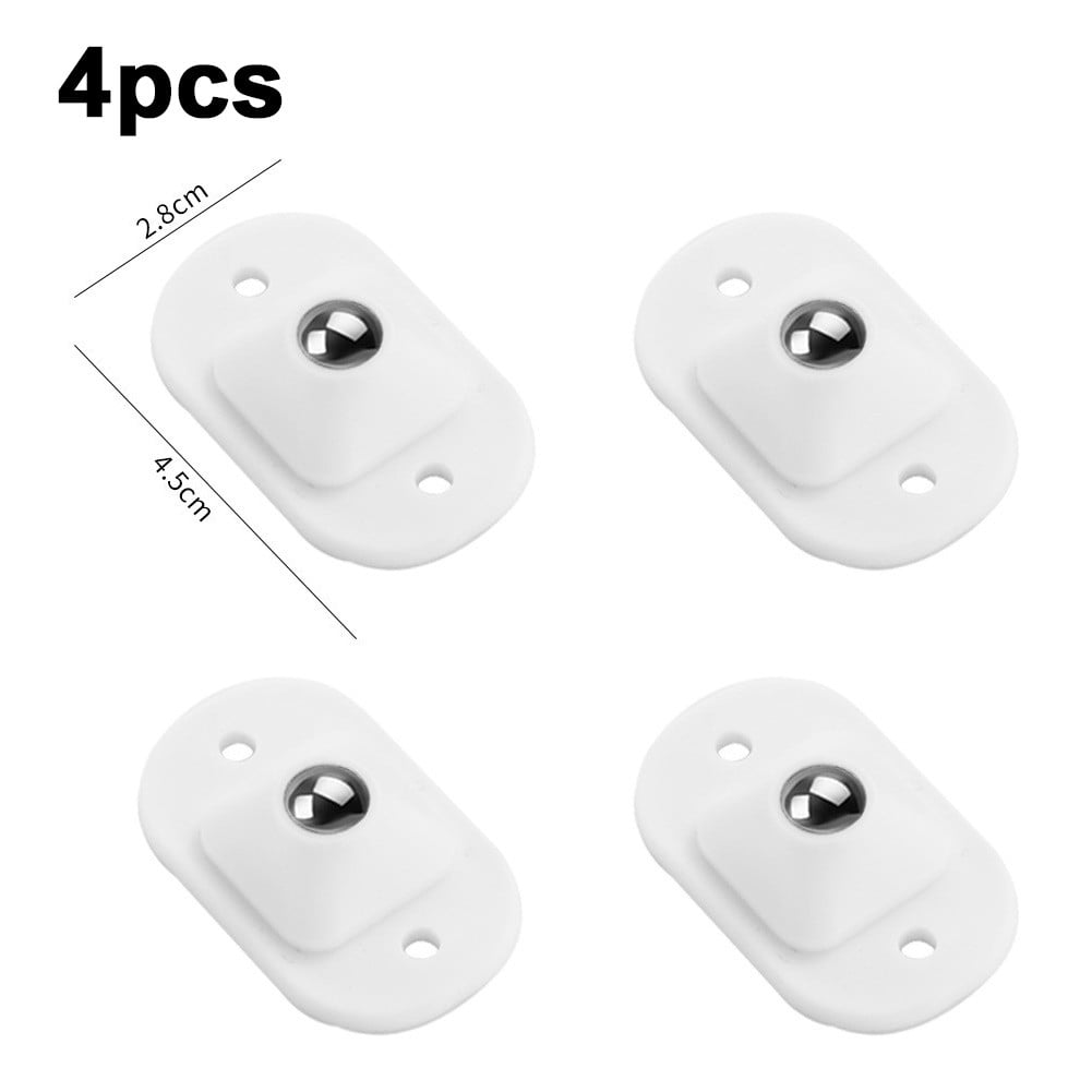 GLFILL 4Pcs Ball Swivel Castors Steel Wheels Trolley Small Furniture