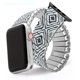 thumbnail image 1 of Correa de reloj elástica para Iwatch 40mm 44mm 42mm 45/49mm correa de acero inoxidable para Apple Watch Series 8 7 6 5 4 3 Se expansión de lujo Tan Jianjun  unisex, 1 of 2