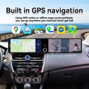 ZWNAV Dual 12.3 inch Touch Screen Android 13 Qualcomm 8 CORE Carplay Car Radio For Mitsubishi ASX 2013-2020 Car GPS Navigation Multimedia